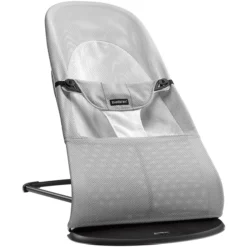BabyBjörn BABYBJÖRN Babywippe Balance Soft Mesh Silber Weiß