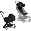 BABYZEN Kinderwagen YOYO2 0+ White Mit Liegewanne Inkl. Textilset Black