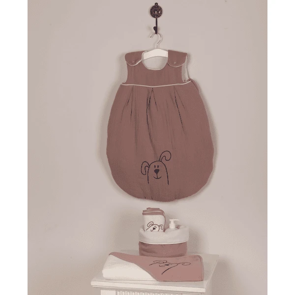 Be Be 's Collection Musselin Sommerschlafsack Altrosa 2 Be Be 's Collection Musselin Sommerschlafsack Altrosa – Bild 2