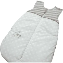 Be Be 's Collection Sommerschlafsack Glitzer Sterne Ecru