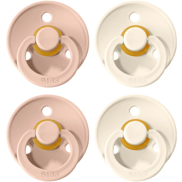 BIBS® Schnuller Colour Blush / Ivory 0-6 Monate, 4 Stk. 1 BIBS® Schnuller Colour Blush / Ivory 0-6 Monate, 4 Stk.