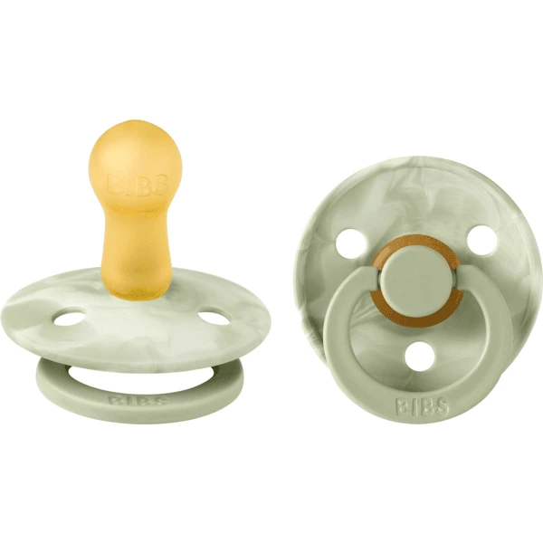 BIBS® Schnuller Colour Tie Dye - Sage & Ivory 6-18 Monate, 2 Stk. 1 BIBS® Schnuller Colour Tie Dye - Sage & Ivory 6-18 Monate, 2 Stk.