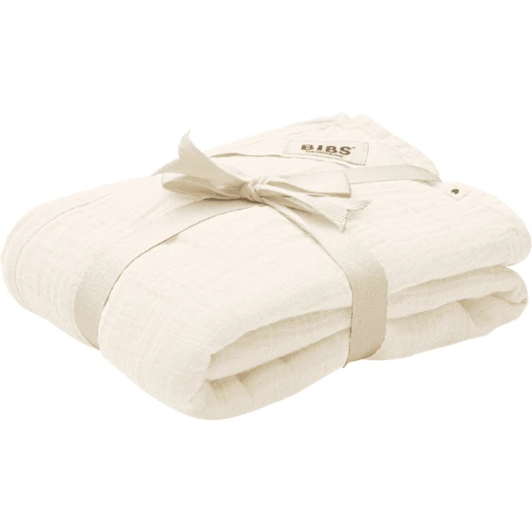 BIBS® Wickeltuch Muslin Swaddle, Ivory 1 BIBS® Wickeltuch Muslin Swaddle, Ivory