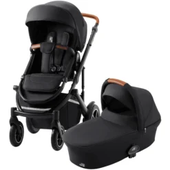 Britax Römer Kombikinderwagen Smile III Fossil Grey Inklusive Babywanne Fossil Grey