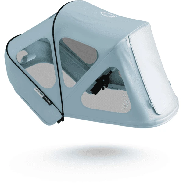 Bugaboo Sonnendach Mit Lüftungsfenstern Breezy Donkey Vapor Blue 1 Bugaboo Sonnendach Mit Lüftungsfenstern Breezy Donkey Vapor Blue