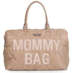 CHILDHOME Mommy Bag Gesteppt Beige