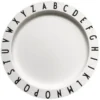 Design Letters EAT & LEARN Teller Tritan, Weiß, 200 Ml