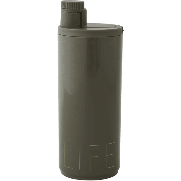 Design Letters Trinkflasche Sports 500 Ml In Olive 1 Design Letters Trinkflasche Sports 500 Ml In Olive