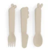 Done By Deer™ Besteck-Set Kiddish Deer Friends Sand