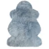 Heitmann Australisches Premium Lammfell Taubenblau