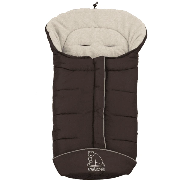 Heitmann Winterfußsack Eisbärchen Mocca 1 Heitmann Winterfußsack Eisbärchen Mocca