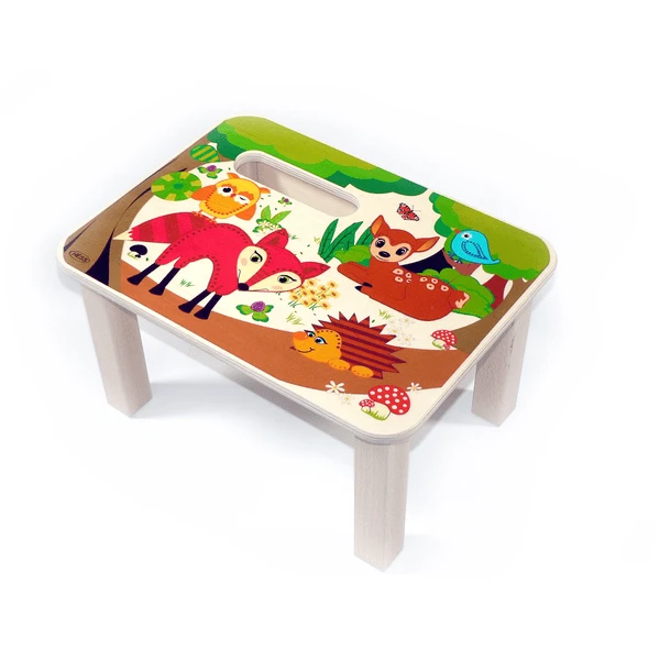 HESS Fußbank Waldtiere 1 HESS Fußbank Waldtiere