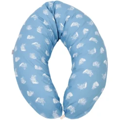 HOBEA-Germany Stillkissen Federn Blau