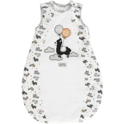 Jacky Schlafsack Wattiert Lama Allover Offwhite