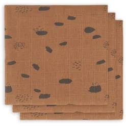 Jollein Mullwindeln 3er-Pack Spot Camel 70x70cm