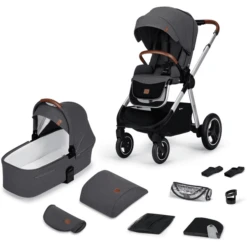 Kinderkraft Kombikinderwagen EVERYDAY 2 In 1 Dark Grey