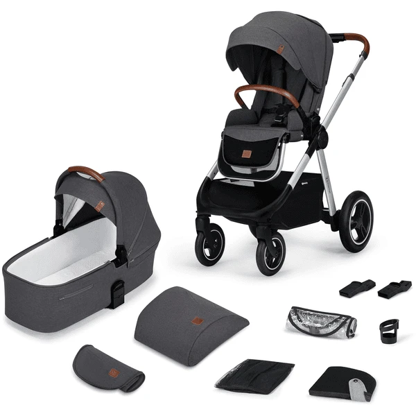 Kinderkraft Kombikinderwagen EVERYDAY 2 In 1 Dark Grey 1 Kinderkraft Kombikinderwagen EVERYDAY 2 In 1 Dark Grey