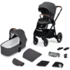 Kinderkraft Kombikinderwagen EVERYDAY 2 In 1 Dark Grey Black Frame