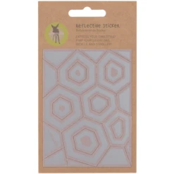 LÄSSIG Aufkleber Reflektierend Hexagon