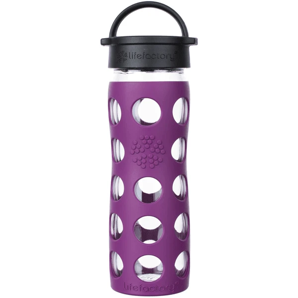 Lifefactory Trinkflasche Classic Cap Plum 475ml 1 Lifefactory Trinkflasche Classic Cap Plum 475ml