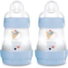 MAM Babyflasche Easy Start Anti-Colic 160 Ml, 0+ Monate, Wal, 2 Stück