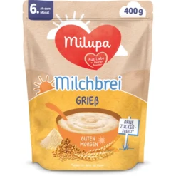 Milupa Milchbrei Grieß Guten Morgen 400 G Ab Dem 6. Monat