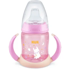 NUK Trinklernflasche First Choice Night, Pink 150ml