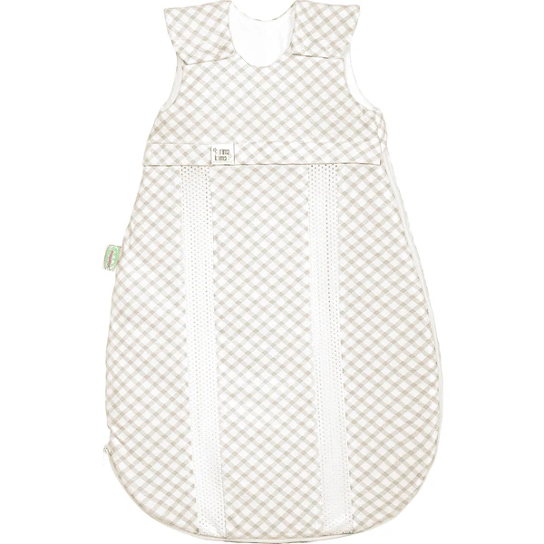 Odenwälder Jersey-Schlafsack Prima Klima Check Soft Cookie 60 Cm - 130 Cm 1 Odenwälder Jersey-Schlafsack Prima Klima Check Soft Cookie 60 Cm - 130 Cm
