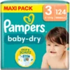 Pampers® Pampers Baby-Dry Windeln, Gr. 3, 6-10kg, Maxi Pack (1 X 124 Windeln)