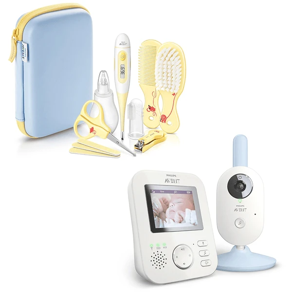 PHILIPS AVENT Phillips Avent Babyphone SCD835/26 Und Babypflegeset SCH400/00 1 PHILIPS AVENT Phillips Avent Babyphone SCD835/26 Und Babypflegeset SCH400/00