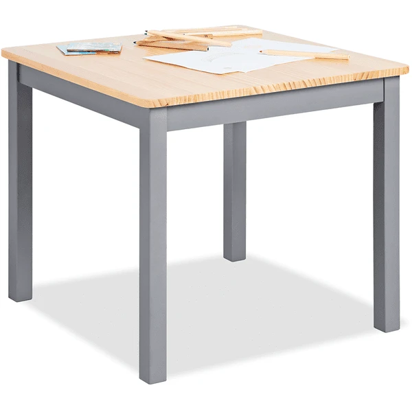 Pinolino Kindertisch Fenna Grau/natur 1 Pinolino Kindertisch Fenna Grau/natur