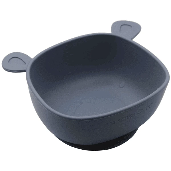 The Cotton Cloud Schüssel Mit Saugfuß Silikon Lili Der Bär, Indigo Blue 1 The Cotton Cloud Schüssel Mit Saugfuß Silikon Lili Der Bär, Indigo Blue