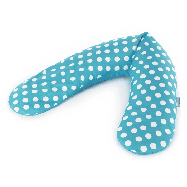 THERALINE Bezug Für Original Stillkissen Punktemix Petrol 1 THERALINE Bezug Für Original Stillkissen Punktemix Petrol