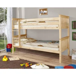 TiCAA Etagenbett Sammy Natur