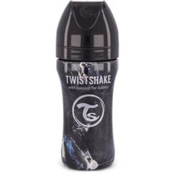 TWISTSHAKE Babyflasche Anti-Kolik Aus Edelstahl 330 Ml In Marmor Schwarz
