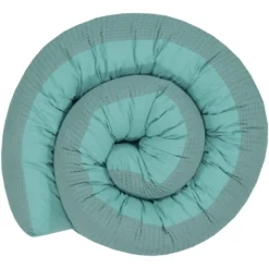 Ullenboom Baby-Bettschlange Waffelpiqué Salbeigrün 200 Cm