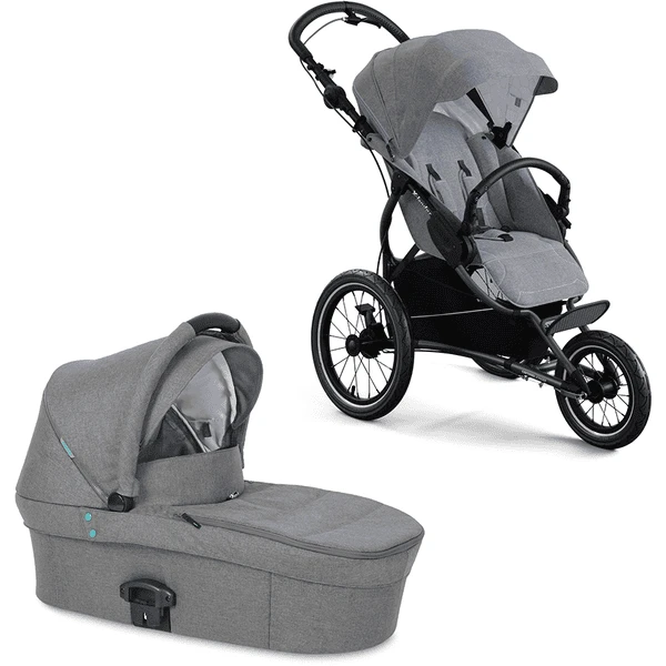X-lander Kombikinderwagen X-Run Azure Grey 1 X-lander Kombikinderwagen X-Run Azure Grey